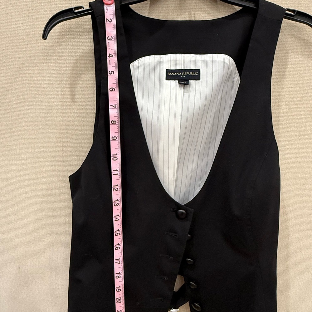 Banana Republic Black Vest